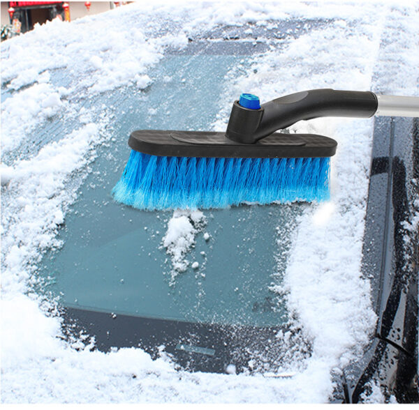 Car Cleaning Brush Ice Scraper Detachable Snow Shovel Brush Dust Remove Brush Auto Windshield Extendable Snow Brush Foam Handle - Image 15