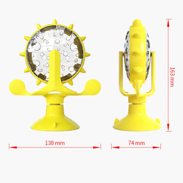 Cat Self-Healing Toy Leaks Food Spinning Windmill - Image 3