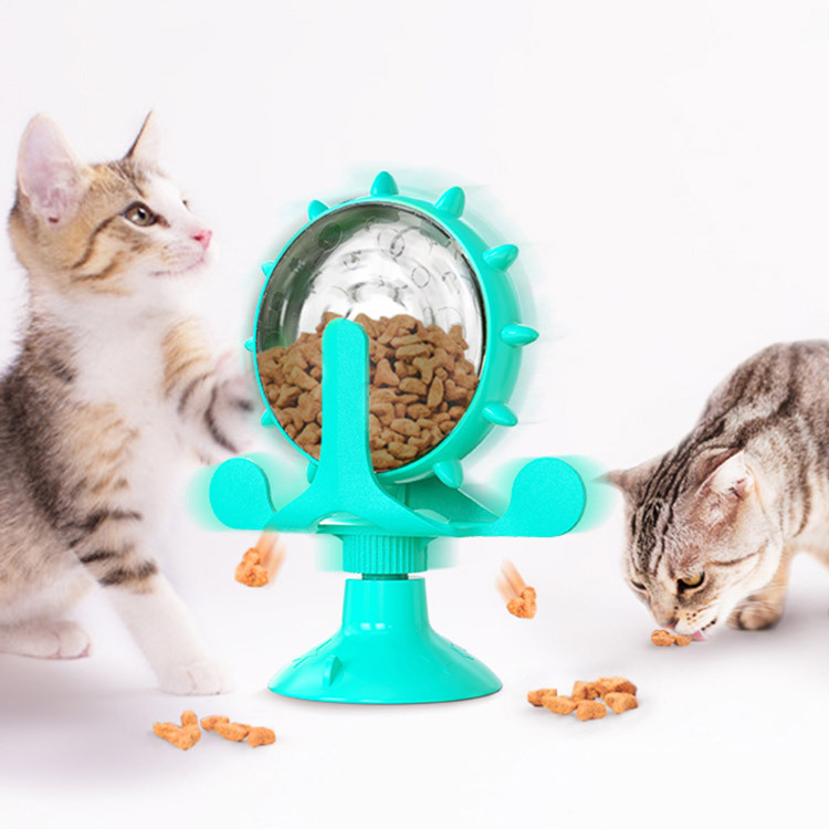 Cat Self-Healing Toy Leaks Food Spinning Windmill - Image 6