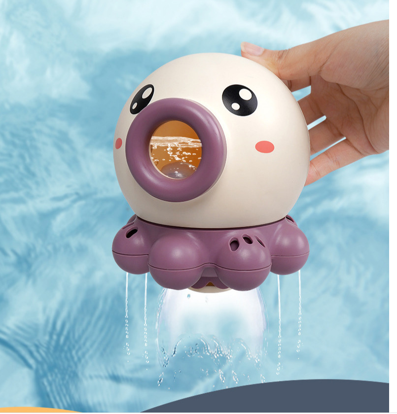 Octopus Fountain Bath Toy Water Jet Rotating Shower Bathroom Toy Summer Water Toys Sprinkler Beach Toys Kids Water Toys - Image 15