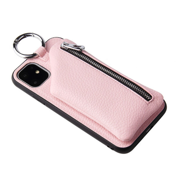 PU Leather Strap Cord Coin Purse Phone Cases Crossbody Neck Lanyard Wallet Cover - Image 8