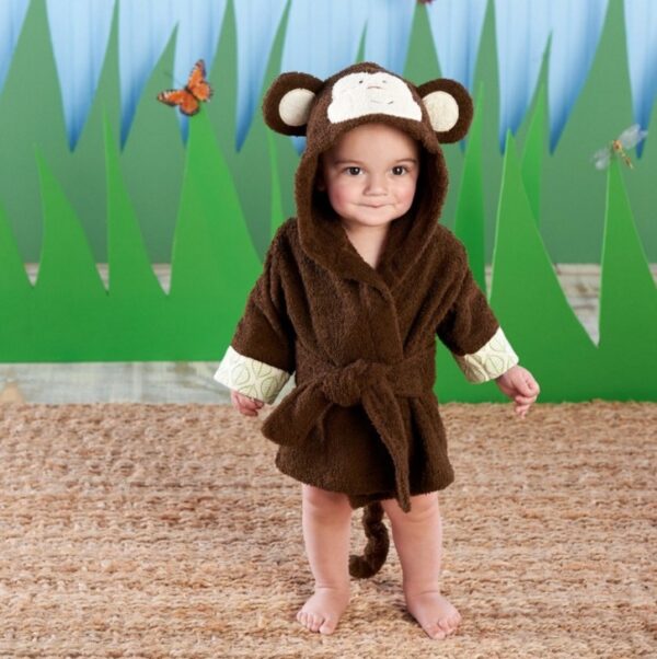 Cartoon Cute Animal Modeling Baby Bath Towels Baby Bathrobes Cotton Children's Bathrobes Baby Hooded - Image 22