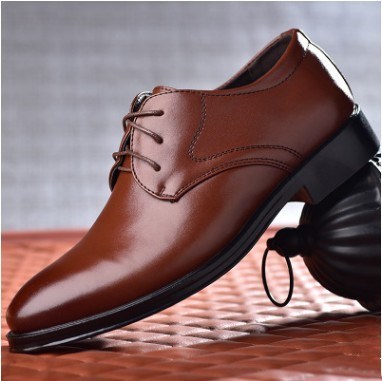 Black Shoes With Pointed Toe For Men - Image 31