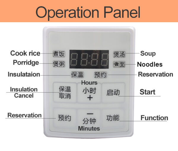 12V 24V Mini Rice Cooker 1.6L Car Truck Electric Hot Soup Rice Cooker - Image 7