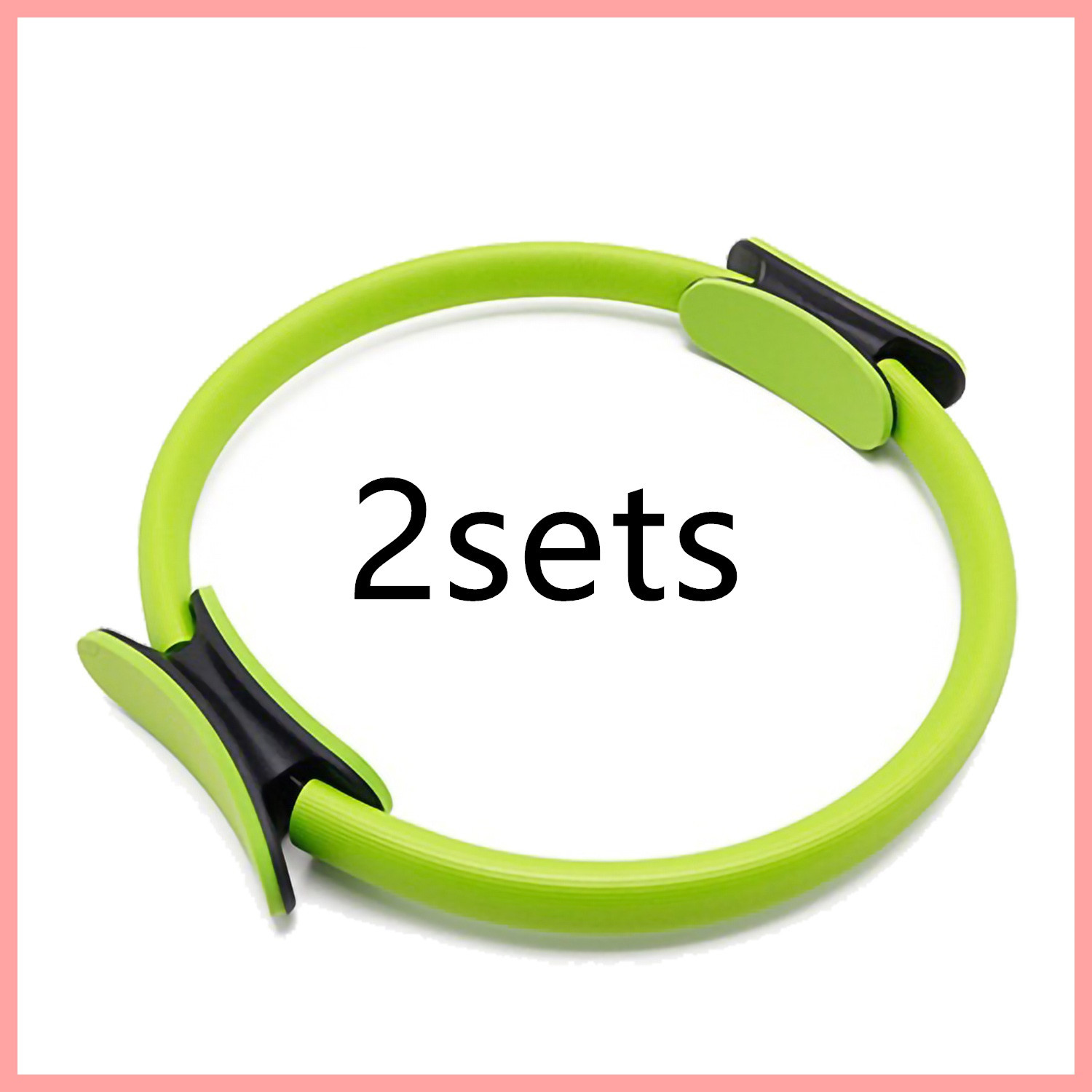 Yoga Fitness Pilates Ring Women Girls Circle Magic Dual Exercise Home Gym Workout Sports Lose Weight Body Resistance - Image 38