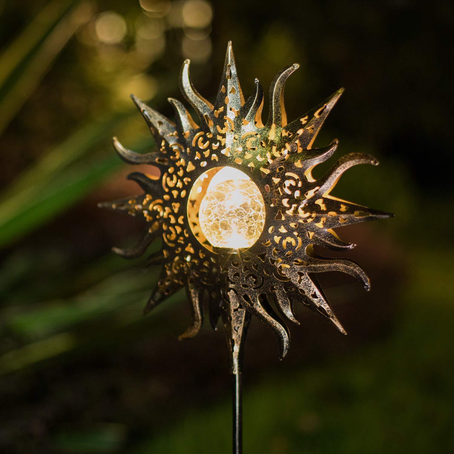 LED Solar Flame Light Metal LED Garden Light Flame Effect Lamp Waterproof Outdoor Lights Landscape Lights Solar Decorative Light - Image 32