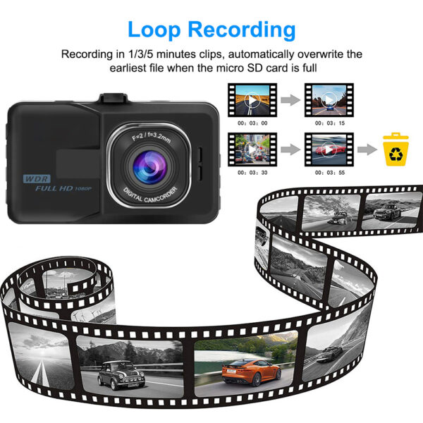 HD Night Vision Driving Recorder - Image 2