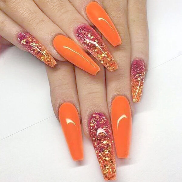 Long Ballet Nails With Flat And Pointed Water Droplets - Image 8