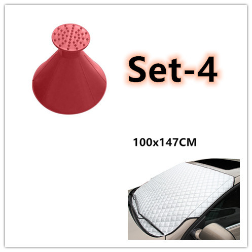 Car snow block front windshield antifreeze cover winter front gear snowboard windshield snow cover frost guard - Image 16