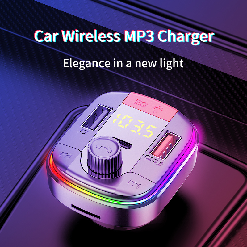 Car MP3 Bluetooth Player PD QC3.0 Fast Charge Car Charger - Image 2
