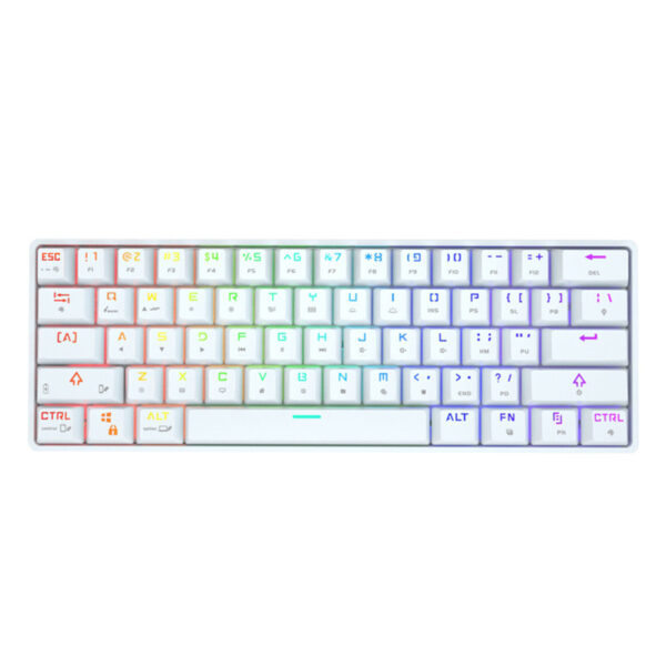 Wireless Bluetooth Keyboard Colorful PBT Keycaps Mechanical Keyboard - Image 13
