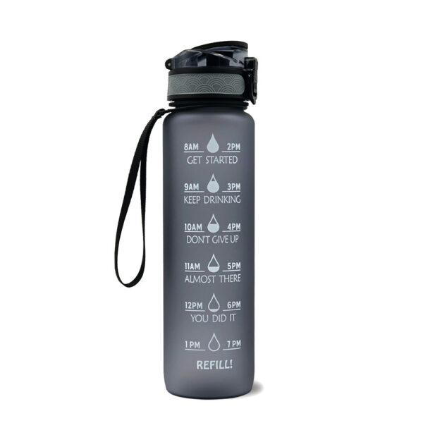 1L Tritan Water Bottle With Time Marker Bounce Cover Motivational Water Bottle Cycling Leakproof Cup For Sports Fitness Bottles - Image 42