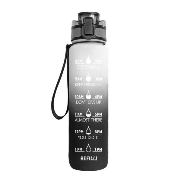 1L Tritan Water Bottle With Time Marker Bounce Cover Motivational Water Bottle Cycling Leakproof Cup For Sports Fitness Bottles - Image 57