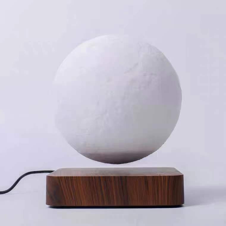 Magnetic Levitation Table Lamp Moon Light 3D Printing Planet Night Light - Image 1