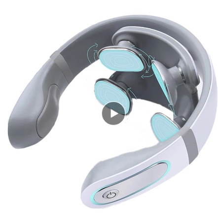 Wireless Electronic Neck Massager 4D Shiatsu Cervical Massager Stiff Neck Massage Health Care Therapy Pulse Pain Relief - Image 2
