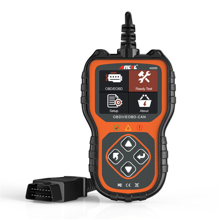 Ancel As200 Obd2 Scanner Car Diagnostic Tool Engine Test Equipment Overseas Version Multilingual - Image 1