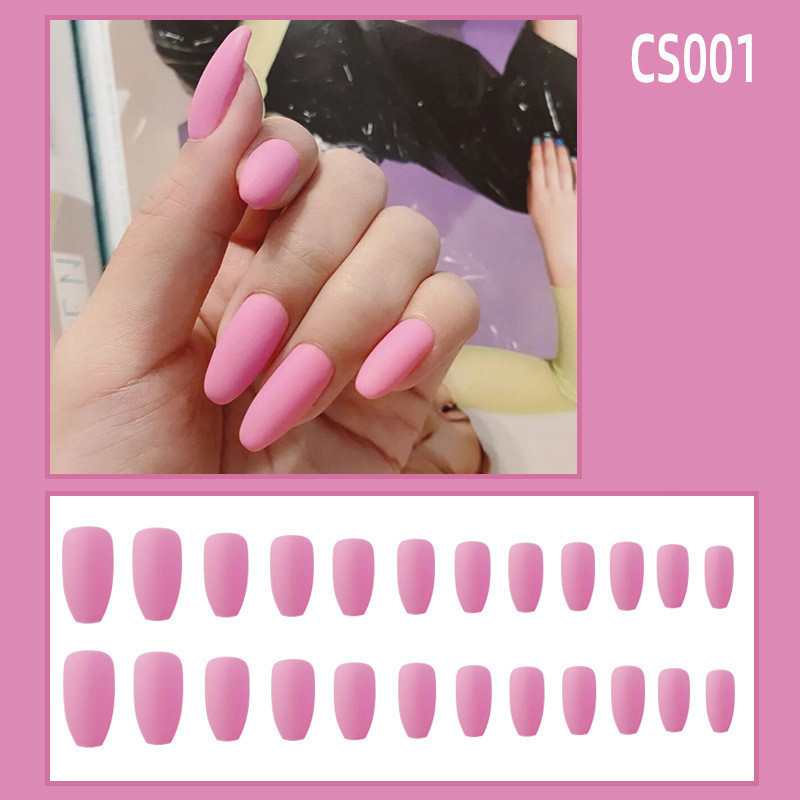 Fake Nails Wear Nails Autumn And Winter Frosted Personality Waterproof Ballet Nails - Image 7