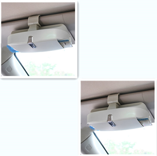 Car glasses case car sun visor bill glasses clip - Image 3