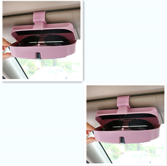Car glasses case car sun visor bill glasses clip - Image 13