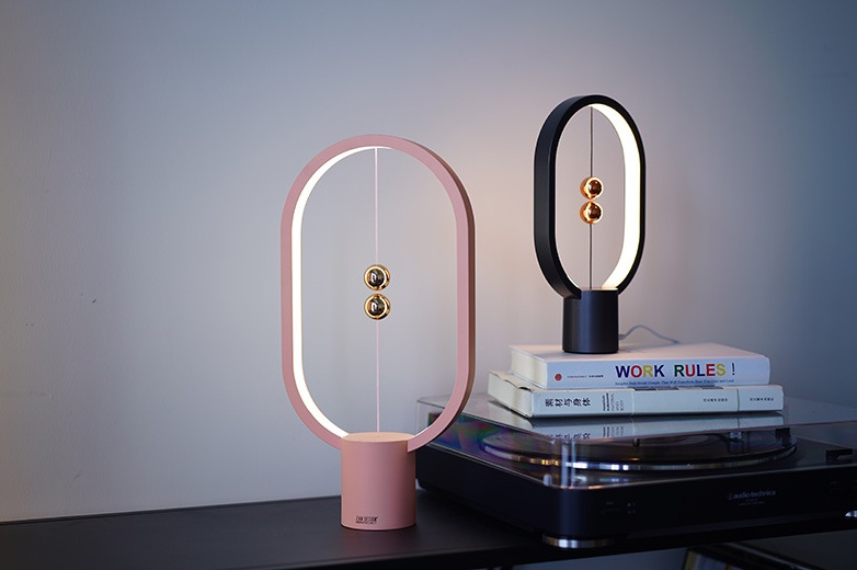 Mini Smart Magnetic Switch USB Suspended LED Bedroom Bedside Atmosphere Table Lamp - Image 2