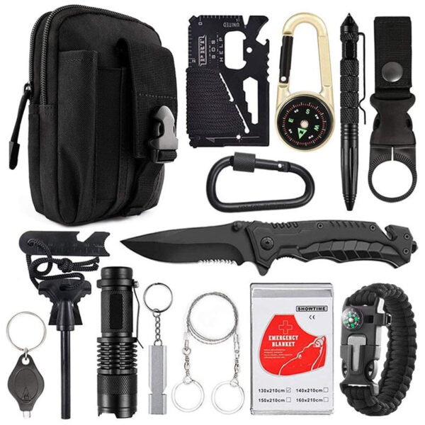 Amazon'S New Outdoor Camping Camping Multi-Function Tool Wild Survival Equipment Sos Self-Defense Supplies - Image 12