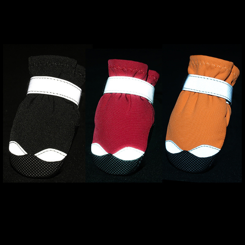 Winter Dog Shoes Reflective Warm Pet Dog Boots Waterproof Dog Rain Shoes - Image 30