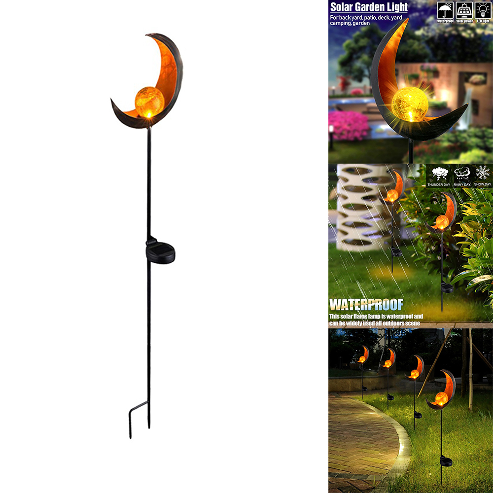 LED Solar Flame Light Metal LED Garden Light Flame Effect Lamp Waterproof Outdoor Lights Landscape Lights Solar Decorative Light - Image 13