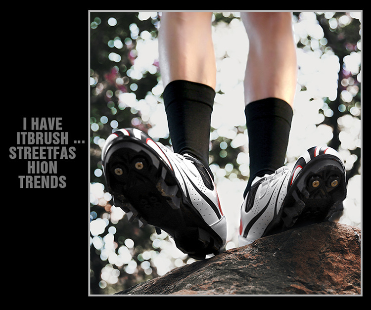 Outdoor Non-lock Cycling Shoes, Rubber Sole Men And Women Couple All-terrain Cycling Shoes