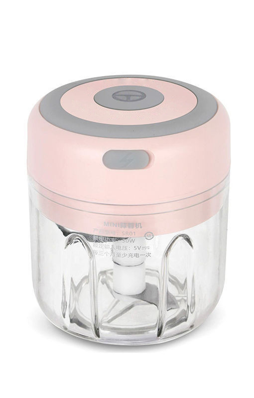 Mini Electric Garlic Chopper USB Charging Ginger Masher Machine Sturdy Durable Chili Vegetable Crusher Kitchen Tool - Image 17