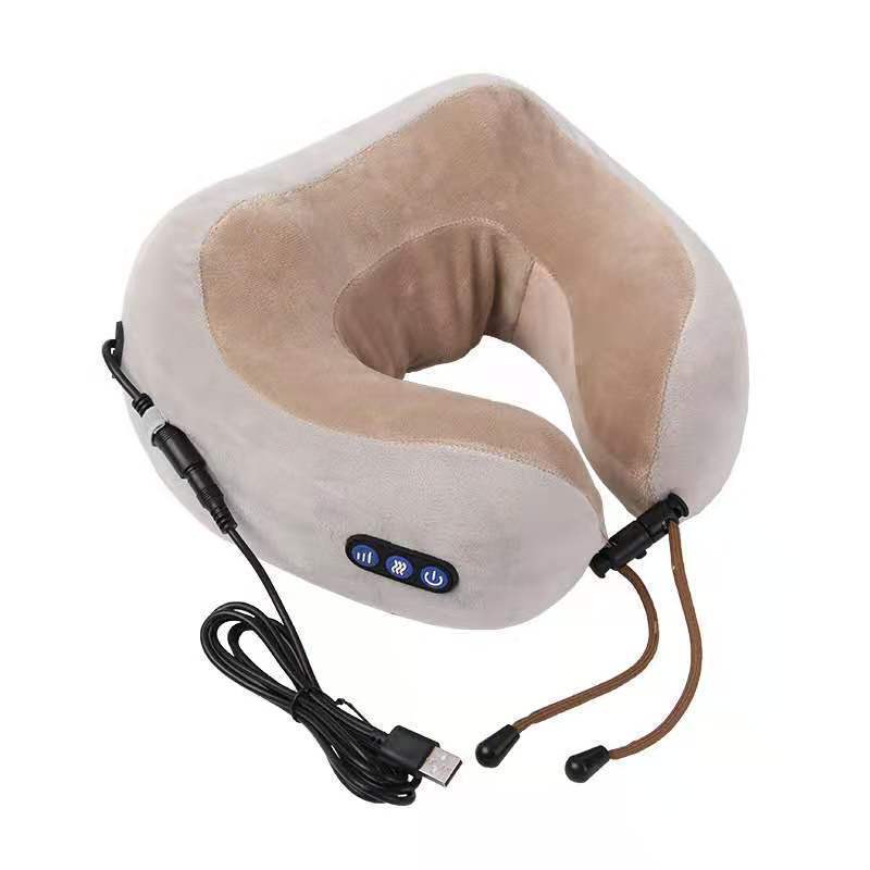 U Shaped Massage Pillow Neck Massage Device Electric Neck Massager Apparatus Shoulder Back Cervical Massager For Body Relaxation - Image 7