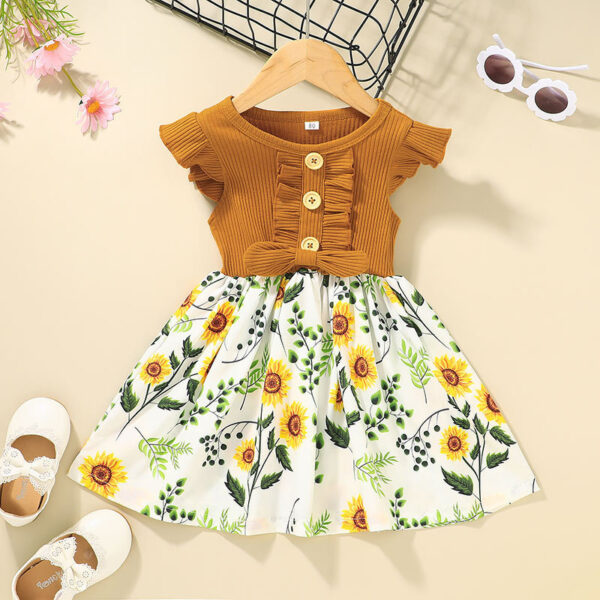 Toddler Kids Baby Girls Clothes Summer Girls Dress - Image 29
