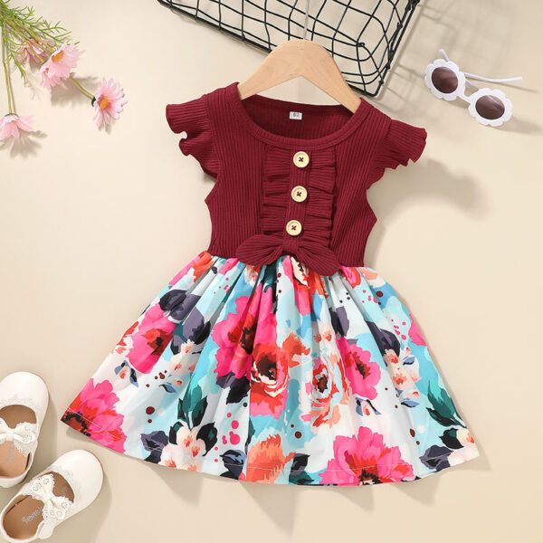 Toddler Kids Baby Girls Clothes Summer Girls Dress - Image 23