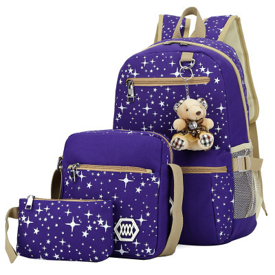 School Bags For Girls Women Backpack School Bags Star - Image 4