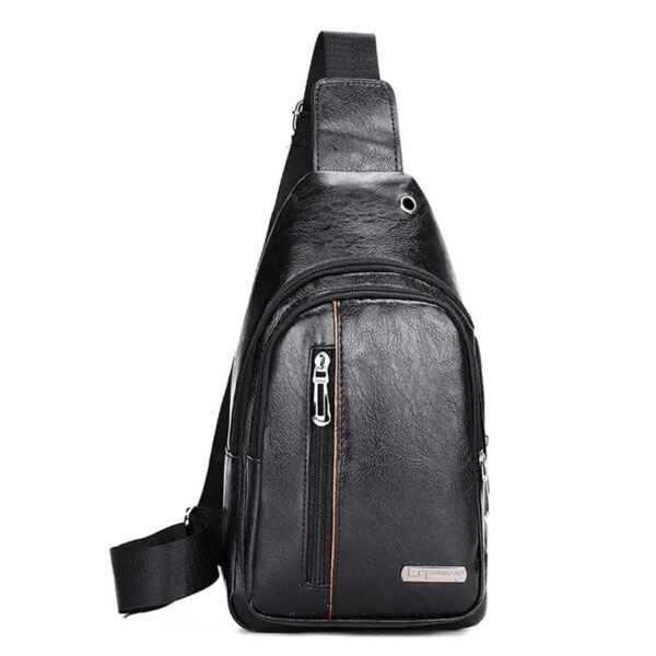Men USB Charging Bag Men Chest Bag For Custom PU PVC Shoulder Bag Diagonal Package Messenger Travel Bag Cross Body Bags - Image 21