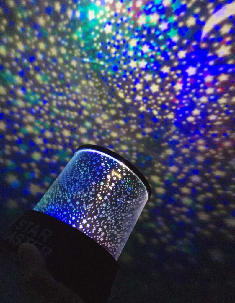 LED Night Light Projector Lamp Colorful Star Light (Random Color)