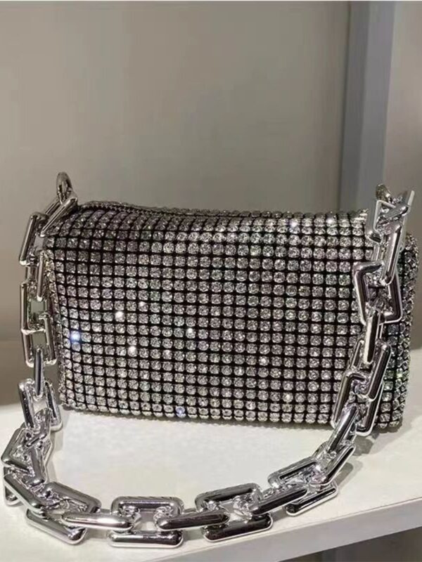 Fashion Diamond Bag Handheld Crossbody - Image 6