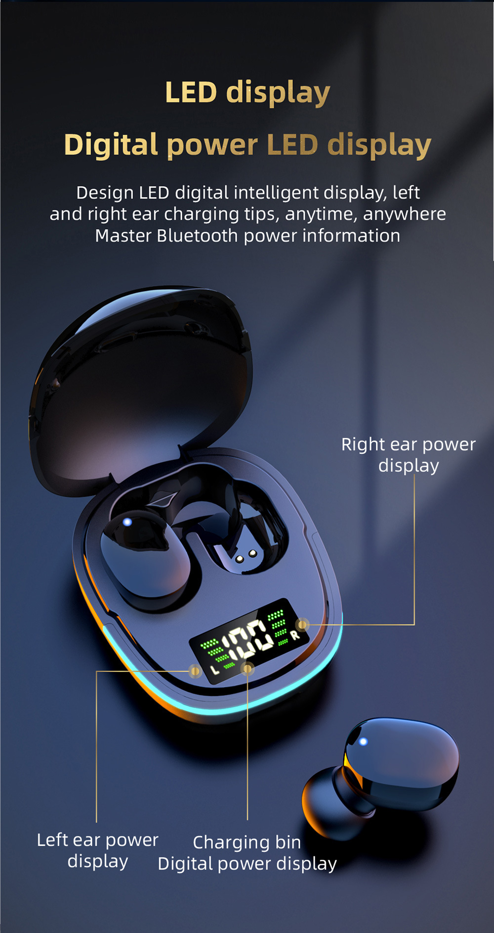 New 5.0 Stereo In-Ear Bluetooth Headphones - Image 6