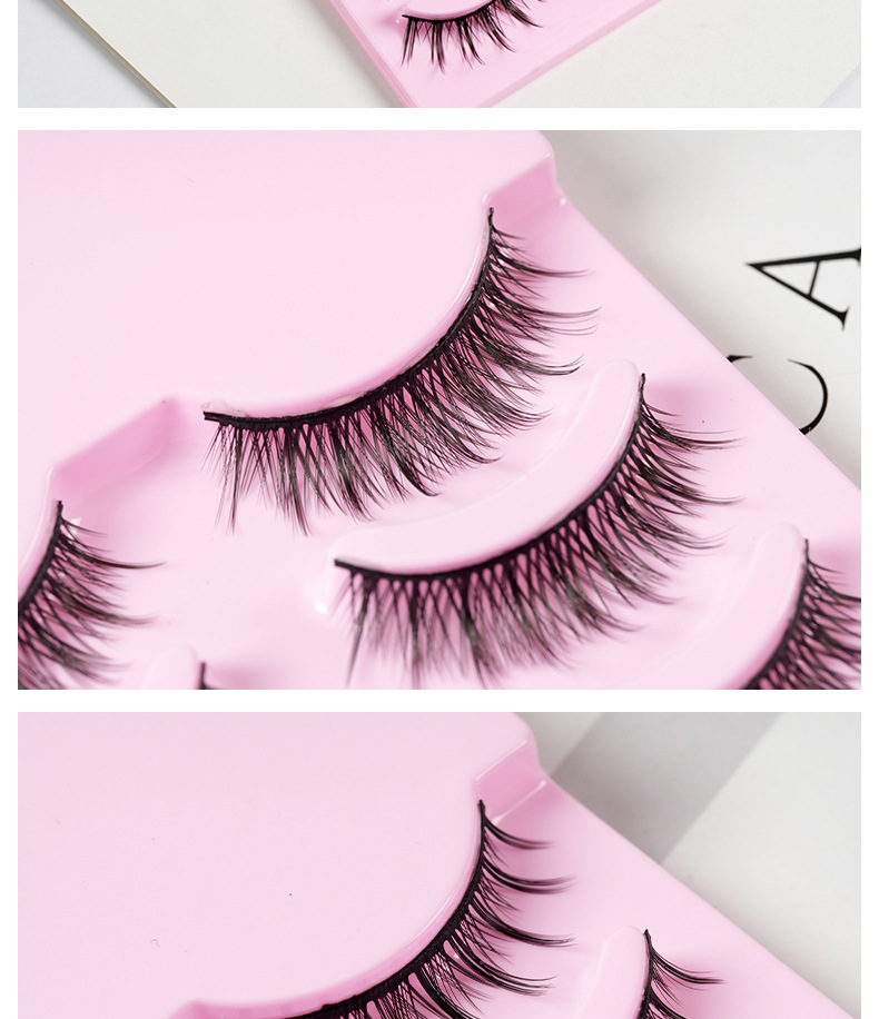 5 Pairs Manga Lashes New Arrival Anime Cosplay Natural Wispy  Korean Makeup Artificial False Eyelashes - Image 12