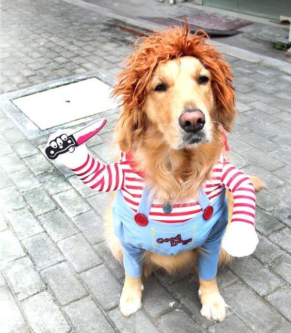 Halloween Pet Costume Pet Dog Funny Clothes Adjustable Dog Cosplay Costume Scary Costume Party Gatherings - Image 15