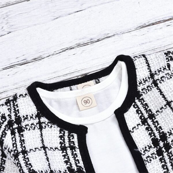 Long-sleeved Dresses Two-piece Children's Baby Small Incense Wind Suit - Image 13