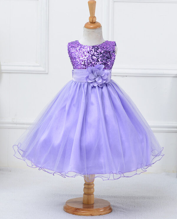 Baby Sequin Dress Flower Girl Wedding Princess Dress - Image 32