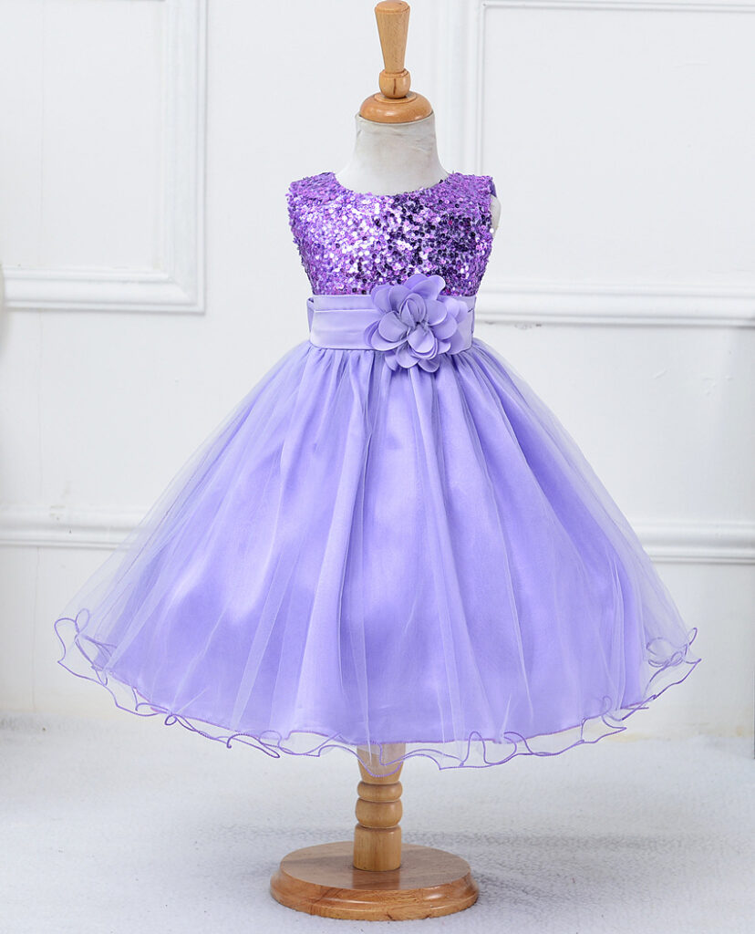 Baby Sequin Dress Flower Girl Wedding Princess Dress