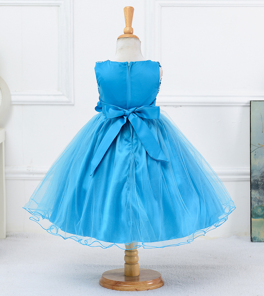 Baby Sequin Dress Flower Girl Wedding Princess Dress - Image 35