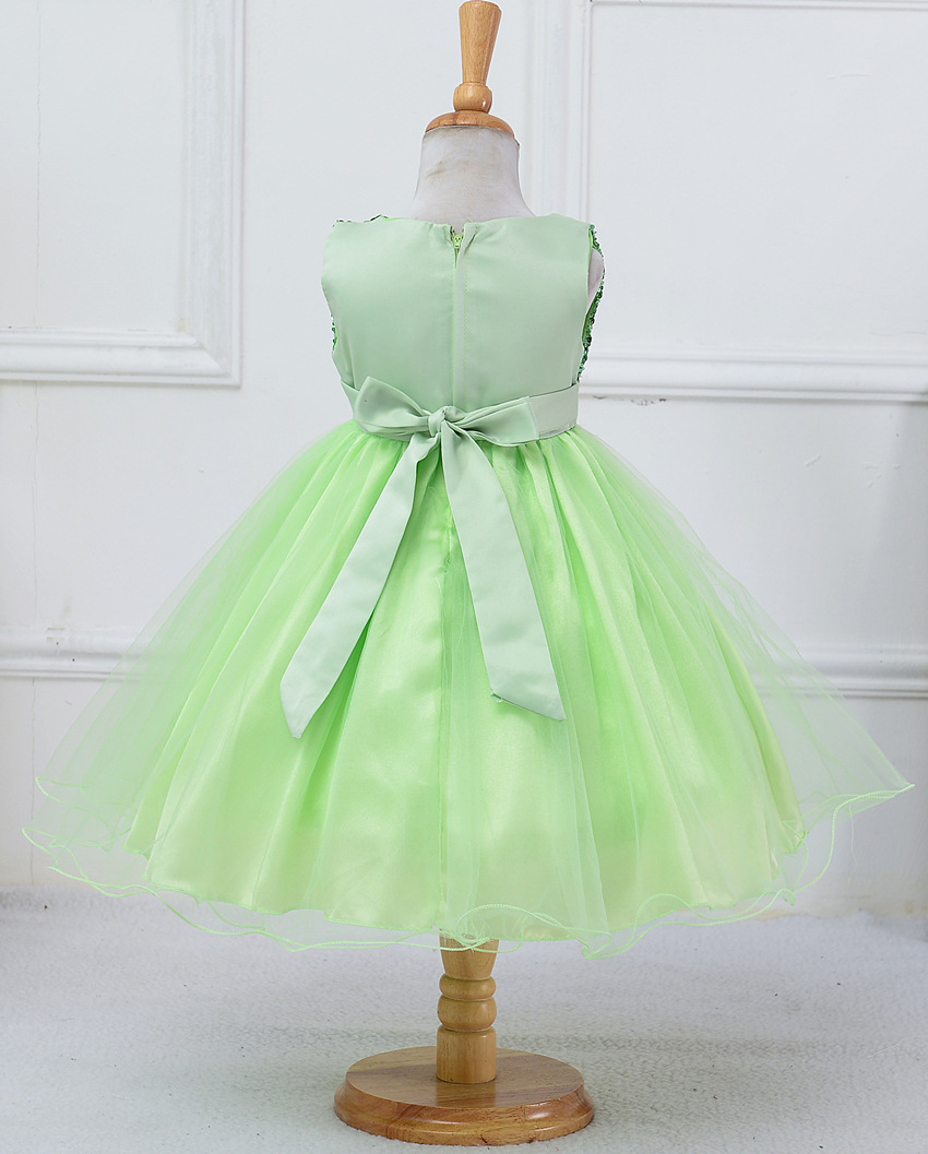 Baby Sequin Dress Flower Girl Wedding Princess Dress - Image 30
