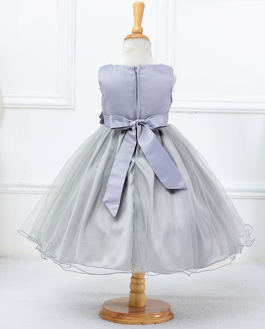 Baby Sequin Dress Flower Girl Wedding Princess Dress - Image 24