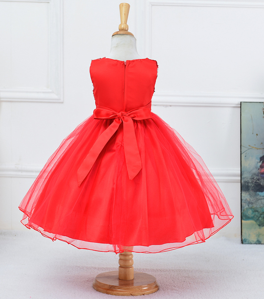 Baby Sequin Dress Flower Girl Wedding Princess Dress - Image 21