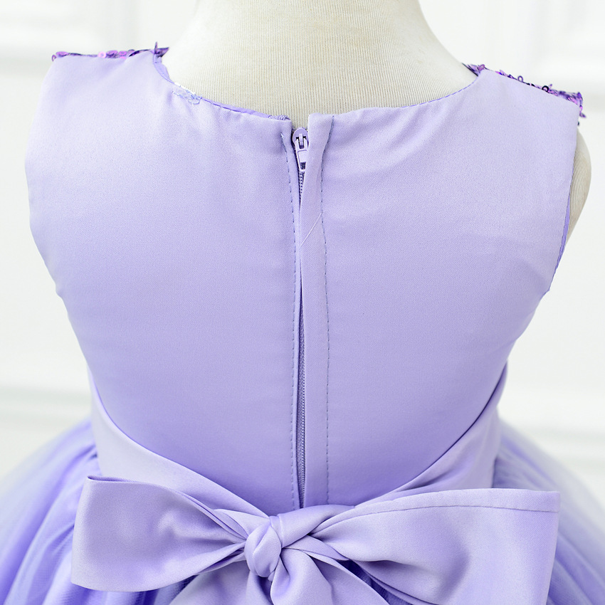 Baby Sequin Dress Flower Girl Wedding Princess Dress - Image 16