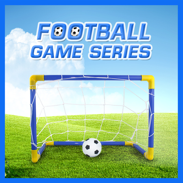 Folding Mini Football Soccer Ball Goal Post Net - Image 16