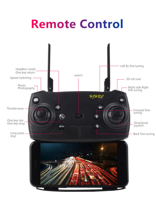 E58 Folding Aerial Drone - Image 9
