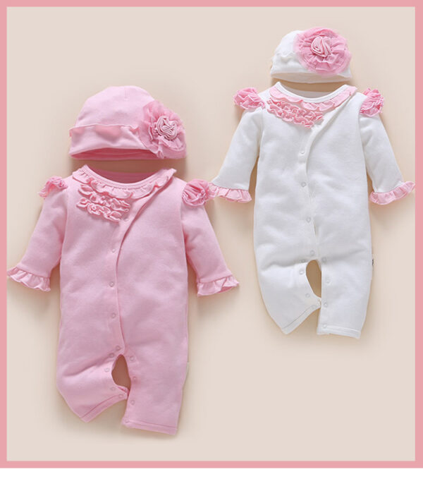 one-year-old baby wears newborn baby clothing romper jumpsuit - Image 7